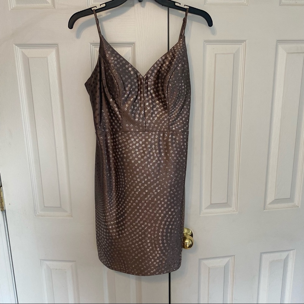 City Vibe Sparkly Mini Dress Purple